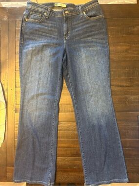 Levi's Women's Dark Blue Flare Jeans 16W